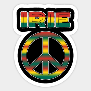 Irie Peace and Love Sticker